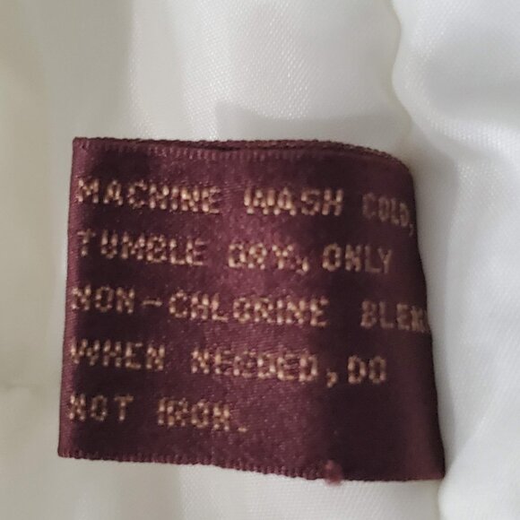 Vintage Men's Ivory Puffer Bomber Jacket with Hood from Grizzly, Streetwear, L - Picture 9 of 11